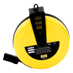 Carrete de Cable comercial (16/3 rudo), para 125 V CA, 10 A, 7.6 m de longitud con conector HBL5969VBLK.