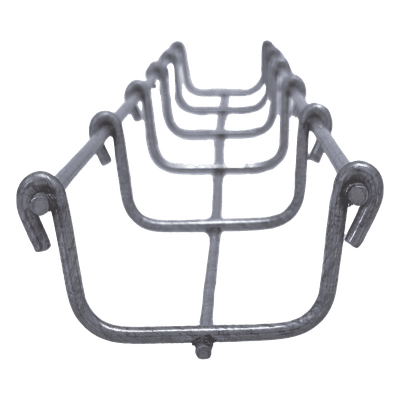 Charola Bimetálica Tipo Malla 33/50 mm, Ideal Para Utilizarse al Exterior o Zonas Húmedas, Hasta 26 Cables Cat6, Tramo de 3 Metros