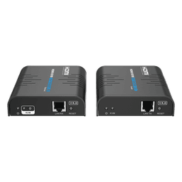 Kit extensor KVM (HDMI y USB) hasta 120 metros | Resolución 1080P @ 60 Hz | Soporta STP y UTP CAT6 | Soporta Switch Gigabit para control KVM múltiple | Soporta hasta 253 receptores | Transmite el Video y Controla tu DVR vía USB