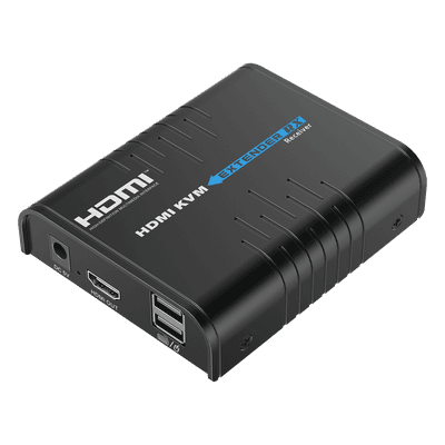 Receptor Compatible para Kits TT373KVM4.0 | Resolución 1080P @ 60 Hz | Soporta STP y UTP CAT6 | Control IR | Compatible con Switch Gigabit para control KVM múltiple.