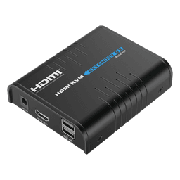 Receptor Compatible para Kits TT373KVM4.0 | Resolución 1080P @ 60 Hz | Soporta STP y UTP CAT6 | Control IR | Compatible con Switch Gigabit para control KVM múltiple.