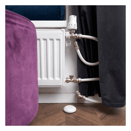 Sensor inalámbrico inteligente de inundación con medición de temperatura. 