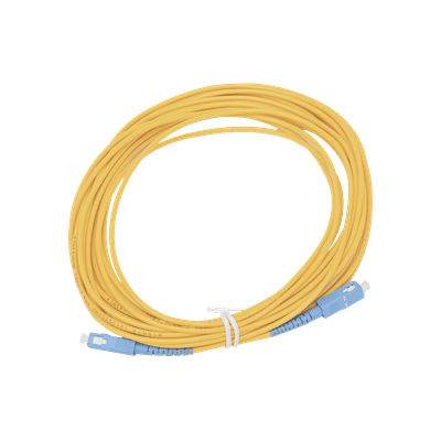 Jumper de Fibra Óptica Simplex, Monomodo, con Conectores SC/UPC-SC/UPC, de 10 Metros (32.81 Pies)
