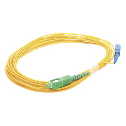 Jumper de Fibra Óptica Monomodo SC/UPC - SC/APC Simplex, Color Amarillo 5 Metros (16.40 Pies)