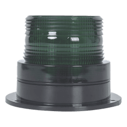 Burbuja Brillante de Larga Vida Útil, con 8 LEDs Color Verde, Domo Verde, 12Vcd