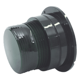 Burbuja Brillante de Larga Vida Útil, con 8 LEDs Color Verde, Domo Verde, 12Vcd
