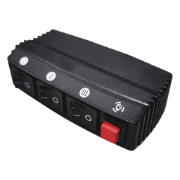 Switch de Control / 4 Interruptores / 12 VCC / 15 A / 104x55x33 mm / 4.09x2.17x1.30 in