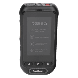 Radio PoC LTE RugGear RG360 / Altavoz 2W 105 dB / 3GPP Mission-Critical PTT / IP68 y MIL-STD-810H / Batería Extraíble 3000 mAh / 197 g / Multi APN
