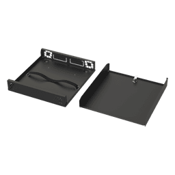 Gabinete Metálico de Seguridad para DVR/NVR, Ancho 396 mm x 78 mm de Alto x 