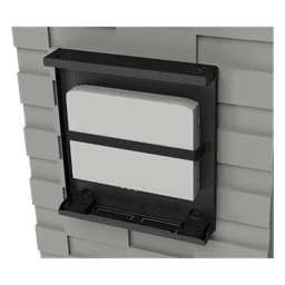 Gabinete Metálico de Seguridad para DVR/NVR, Ancho 396 mm x 78 mm de Alto x 