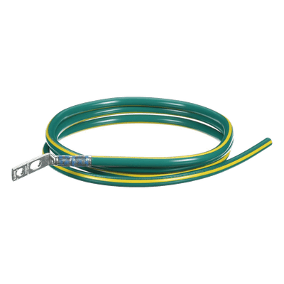 Kit de Jumper para Conexión de Gabinete o Rack de Telecomunicaciones a Barra de Tierra Física, 6 AWG, 1.52 m de Largo