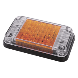  Luz de Advertencia de 7X4", Color Ámbar, Con Luces de Trabajo, Ideal para Ambulancias
