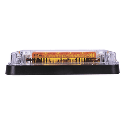  Luz de Advertencia de 7X4", Color Ámbar, Con Luces de Trabajo, Ideal para Ambulancias