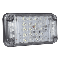  Luz de Advertencia de 7X4", Color Claro, Con Luces de Trabajo, Ideal para Ambulancias