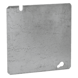 Tapa Cuadrada Ciega de  Acero Galvanizado de 4 11/16".