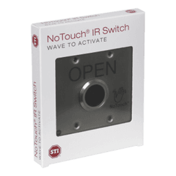 Interruptor IR NoTouch® de Acero Inoxidable, Salida Doble, ABIERTO