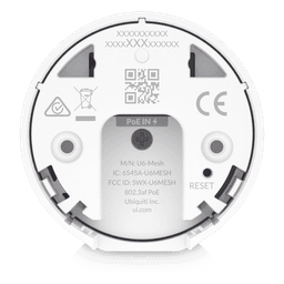 Punto de Acceso UniFi WiFi 6 Mesh, para interior/exterior, doble banda, 5 GHz (4x4 MU-MIMO y OFDMA) / 2.4 GHz (2x2 MIMO)