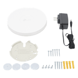 Punto de Acceso Omada / Wi-Fi 6 AX1800 MU-MIMO 2x2 / Mesh Omada / Alta Densidad de Usuarios / Configuración por Controlador o Stand-Alone / Para Montaje en Techo/pared / Alimentación PoE+
