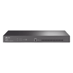 Switch Fibra Óptica L2+ Omada / 8 Puertos SFP+ 10G /  2 Puertos Consola (RJ45 y micro-USB) / Administración Centralizada Omada o Stand-Alone / Multicast IGMP / Calidad de Servicio / Montaje en Rack / Silencioso (sin ventiladores)