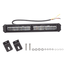 Barra de Luz de Advertencia, 2 Módulos de 6 LED, 11 Pulgadas Clara