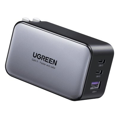 Cargador de 65W serie Nexode | 3 Puertos de Carga Rápida | 2 USB-C | 1 USB-A | Tecnología GaN II | Power Delivery 3.0 | Quick Charge 4.0 | Chip Confiable y Carga Inteligente | Optimiza la Experiencia de Carga | Carcasa Ignifuga