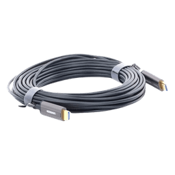 Cable HDMI de 15 Metros (49.21 Pies) por Fibra Óptica 4K@60Hz | Fibra de 4 Núcleos + Cobre EstaÑado de 7 Núcleos | Compatible con HDMI 2.0 | Alta Velocidad 18 Gbps | 3D | HDR | Carcasa de Zinc | Premium | 2 AÑos de GarantÍa