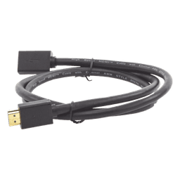 Cable Extensor HDMI de 1 Metro (3.28 Pies) / 4K@60Hz / 3D / HDR / Macho a Hembra / Núcleo de Cobre Estañado / Transmisión Estable