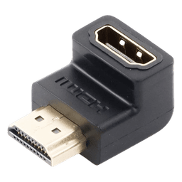 Adaptador HDMI de 90 Grados Macho a Hembra / Hacia Abajo / HDMI 2.0 4K@60Hz / Proporciona Flexibilidad Sin Doblar los Cables HDMI