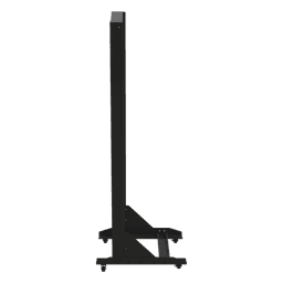 Rack Móvil de Acero de 2 Postes, 45 UR, Incluye 4 Ruedas Uso Rudo.