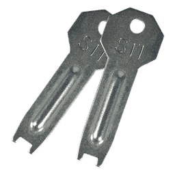 Dos llaves de manipulación EXIT STOPPER® STI-6400