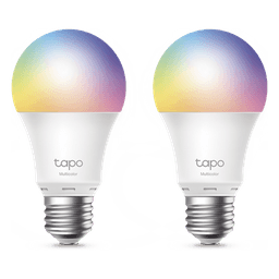 KIT 2 Focos Smart Wi-Fi Multicolor / A60 E27 / 8.3 W 806 Lúmenes / 220-240 V / 2.4 GHz / Control por Voz Alexa-Google / 8.7 W