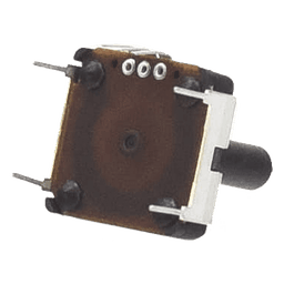 Potenciómetro Cuadrado de 22 mm, 100k Ohm, 3/4 Watt, 1 Vuelta, para Montaje en Panel del Monitor de Servicio R2600-D.