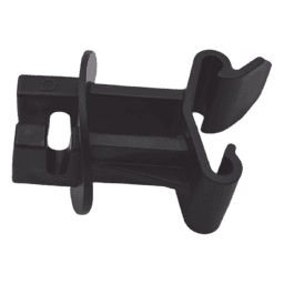 Aislador CLIP para Cerca Electrificada / Poste Tipo T / Resinas Virgenes de Alta Calidad / Proteccion UV e Intemperismo