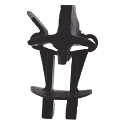 Aislador CLIP para Cerca Electrificada / Poste Tipo T / Resinas Virgenes de Alta Calidad / Proteccion UV e Intemperismo