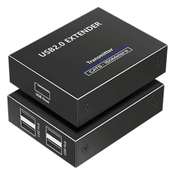 Extensor USB 2.0 / 4 Puertos / Alcance 150 m (492.1 ft) / Cat 5e/6/6a/7 / Conexión en Cascada / Protección contra Sobretensiones