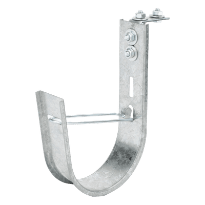 Soporte (Gancho) tipo J-Hook, hasta 115 cables Cat6, ideal para soportar cableado en los espacios de manipulación al aire, Para instalación en interior