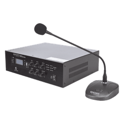 KIT de Amplificador de 120W Modelo SFB120 | más Micrófono de Escritorio Modelo SF621A