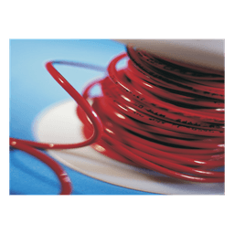 Bobina de 152 Metros de Cable Detector de Calor, Temperatura Fija 68 grados Celsius, Recubrimiento de Nylon Rojo para Aplicaciones en Exterior, con Guía Acerada
