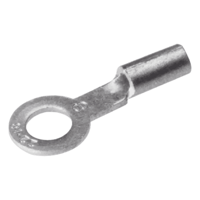 Zapata Terminal de Ojillo BURNDY  para Tornillo 3/8 " (10 mm)  y Calibre 12-10 AWG.