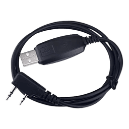 Cable de Programación USB / Conector Dual 2.5 mm y 3.5 mm / Longitud 100 cm (3.2 ft) / Windows 7/8/10 / Radios Analógicos y Digitales