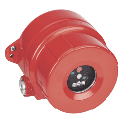 Detector de flama multiespectro QuadBand IR3+, cono de visión de 90°, alcance mayor a 60 m, a prueba de explosión, familia FSX