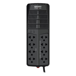 Regulador de Voltaje 2000 VA-1000 W / 4 Contactos con AVR / 4 Contactos con Supresor de Picos / Protección RJ11