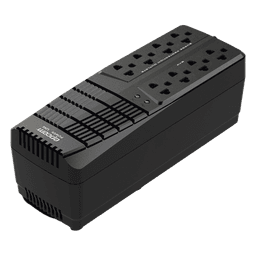 Regulador de Voltaje 1000 VA-500 W /  4 Contactos con AVR / 4 Contactos con Supresor de Picos / Protección RJ11