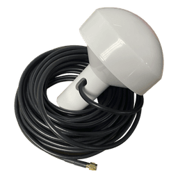 Antena marina de GPS con conector SMA- Macho en frecuencia 1575.42 MHz de 28 dBi. Incluye soporte rotativo