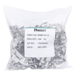 Hebillas PanSteel™ de Acero Inoxidable 201, Para Uso con Fleje ESW16T76-CR2 de 5/8, Paquete de 100pz