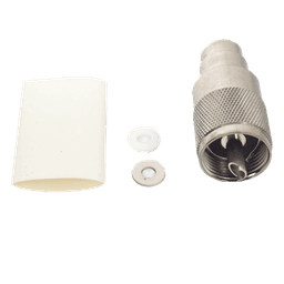 Antena Marina VHF / Fibra de Vidrio / 156-163 MHz / 6.5 dBi / Cable 10 m (32.8 ft) / PL-259 / Exterior IP67