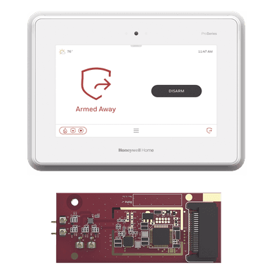 Panel de alarma todo en uno de 7 pulgadas con módulo de toma de control para sensores inalámbricos de otras marcas (5800, 2GIG, DSC, ITI/Qolsys, Bosch)