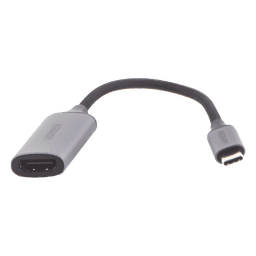 Cable Adaptador USB-C a HDMI / 4K@60Hz / HDR / Thunderbolt 3 / DisplayPort Alt Mode / Aluminio / 10 cm (0.33 ft)