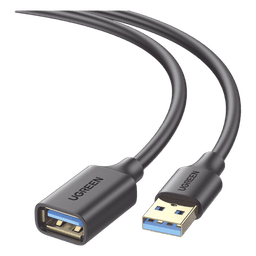 Cable Extensor USB 3.0 / 1 Metro / Macho-Hembra / 5 Gbps / Ultra Durabilidad / Núcleo de cobre estañado 28/22 AWG / Blindaje interior múltiple / Ideal para teclado, mouse , etc.