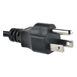 Cable de Alimentación Eléctrica para 120-240 Vca / 1.8 Metros (5.91 Pies) / Trifásico / Conector Tipo Mouse